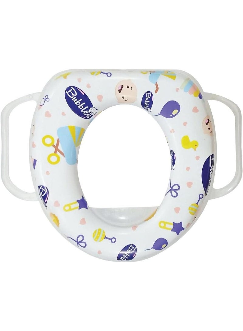 مقعد تدريب ناعم للأطفال مع مقبض جانبي - مقعد تدريب مريح للأطفال الصغار مانع للانزلاق، مناسب للأولاد والبنات - تصميم مريح متعدد الأشكال - Image 5